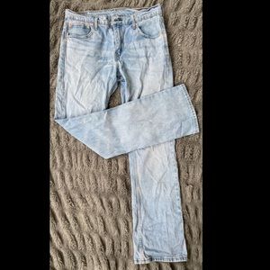 LEVI’S Light Wash 527 Flare Jean